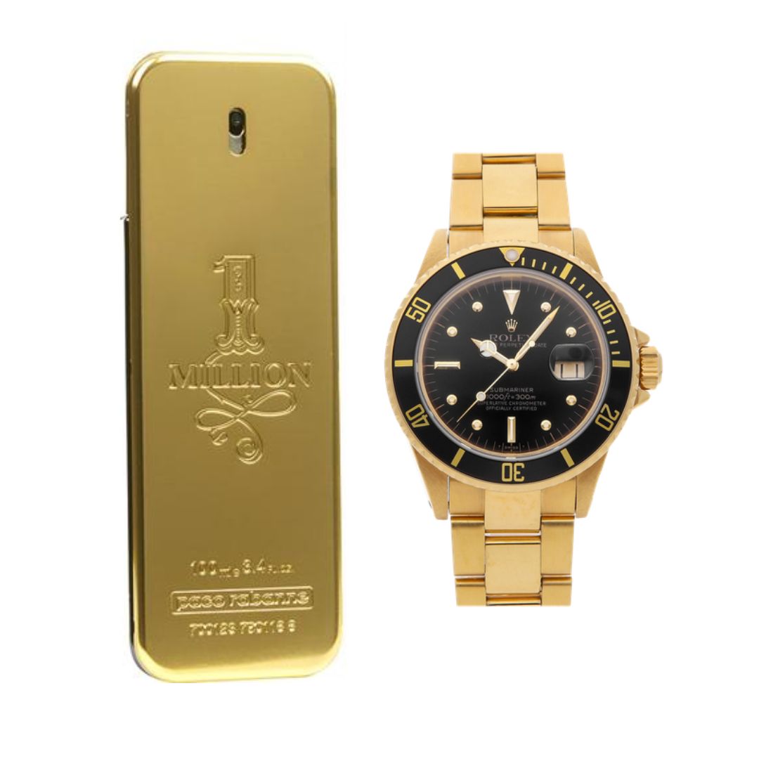 KIT PERFUME ONE MILLION+ROLEX SUBMARINER